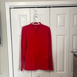 Tuff Athletics Red Full-Zip Jacket